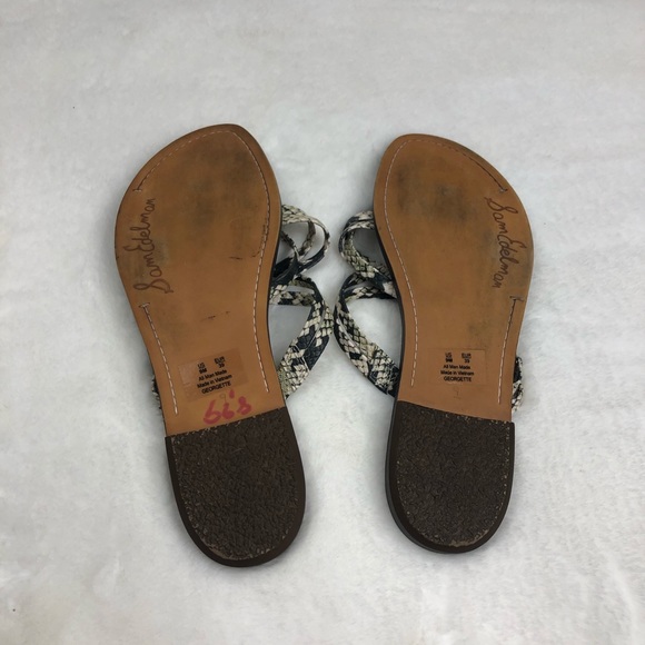 Sam Edelman Snake Skin Sandals - Picture 3 of 7